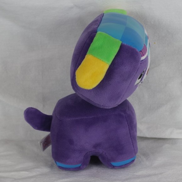 Ty Beanie Boos Widget the Lego Purple Dog Legoland Exclusive 2019 9" Tall - Picture 5 of 10